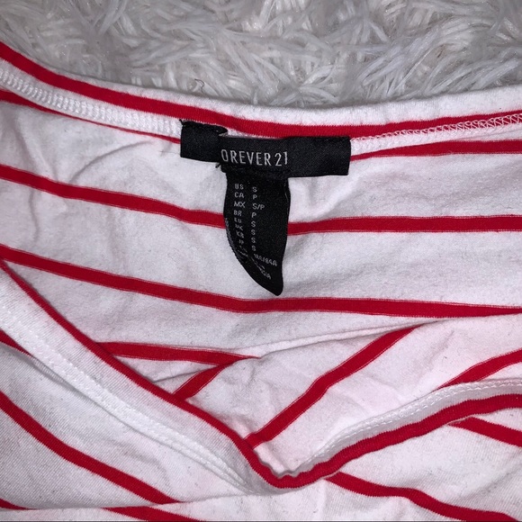 F21 French style crop top - Picture 6 of 11